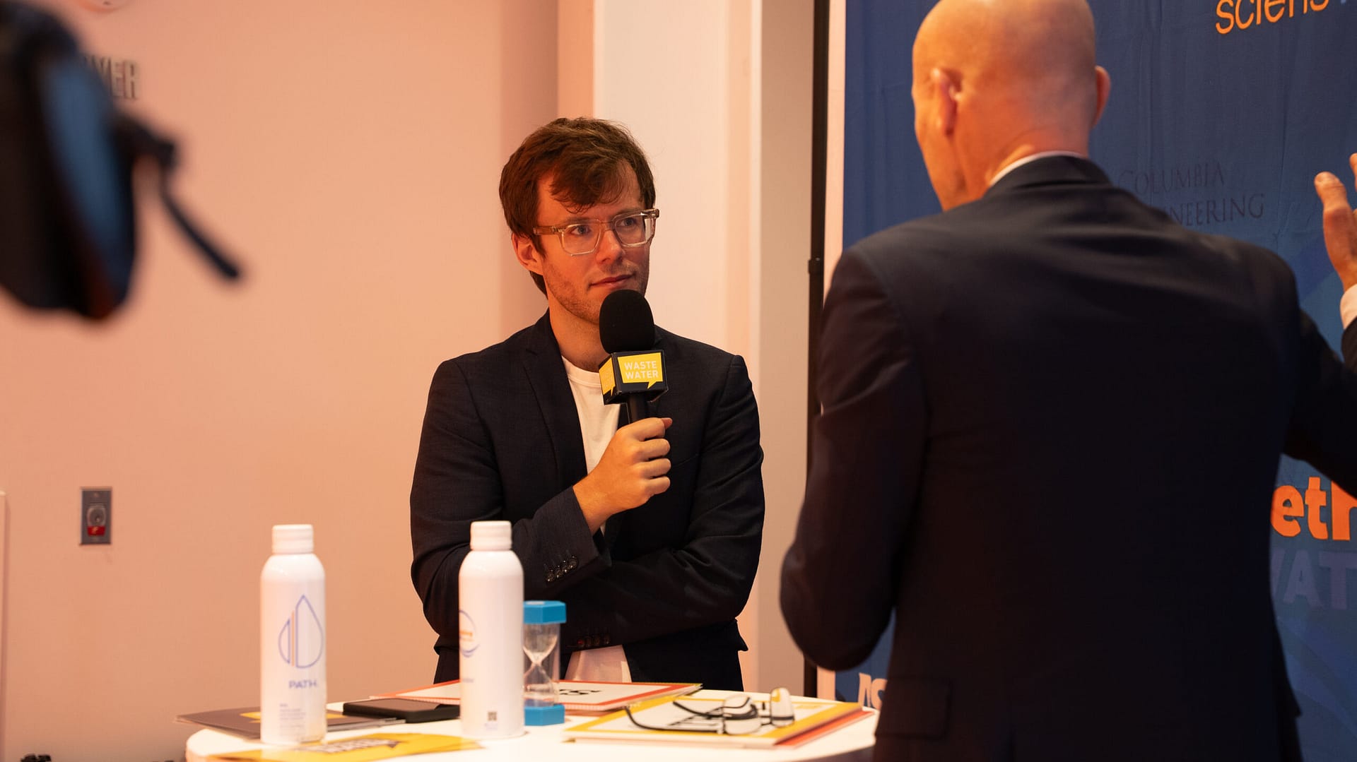 Antoine Walter interviewing Henk Ovink in New York