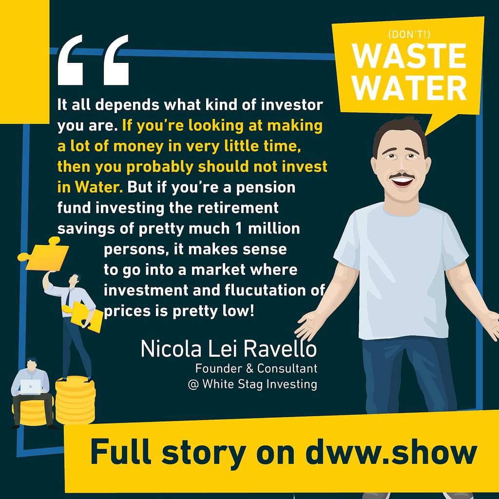 Can you make terrible money fast in water investment? Probably not, Venture Capital isn't really water compatible. But still, there's a way, as Nicola Lei Ravello reveals.