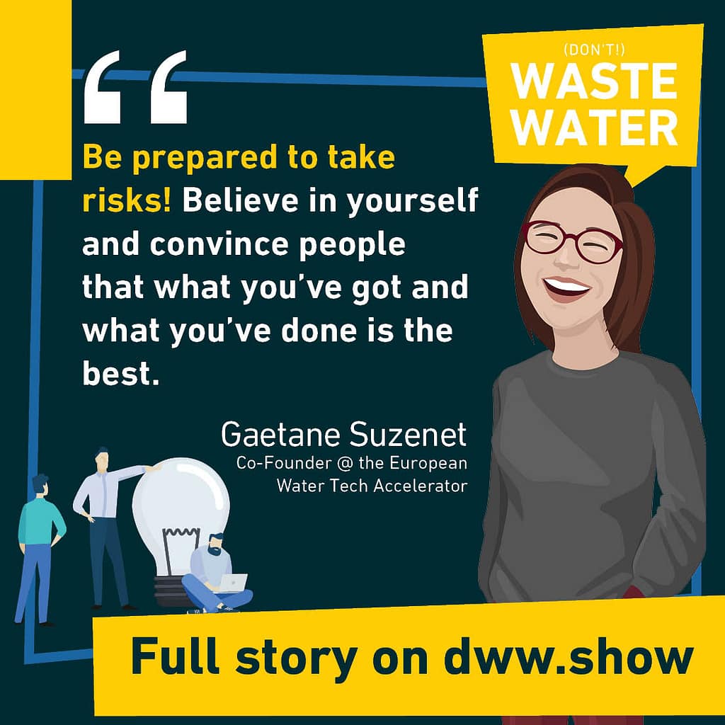 You should take risks. Believe in yourself, convince people: that's how you will scale - as Gaetane Suzenet advises.
