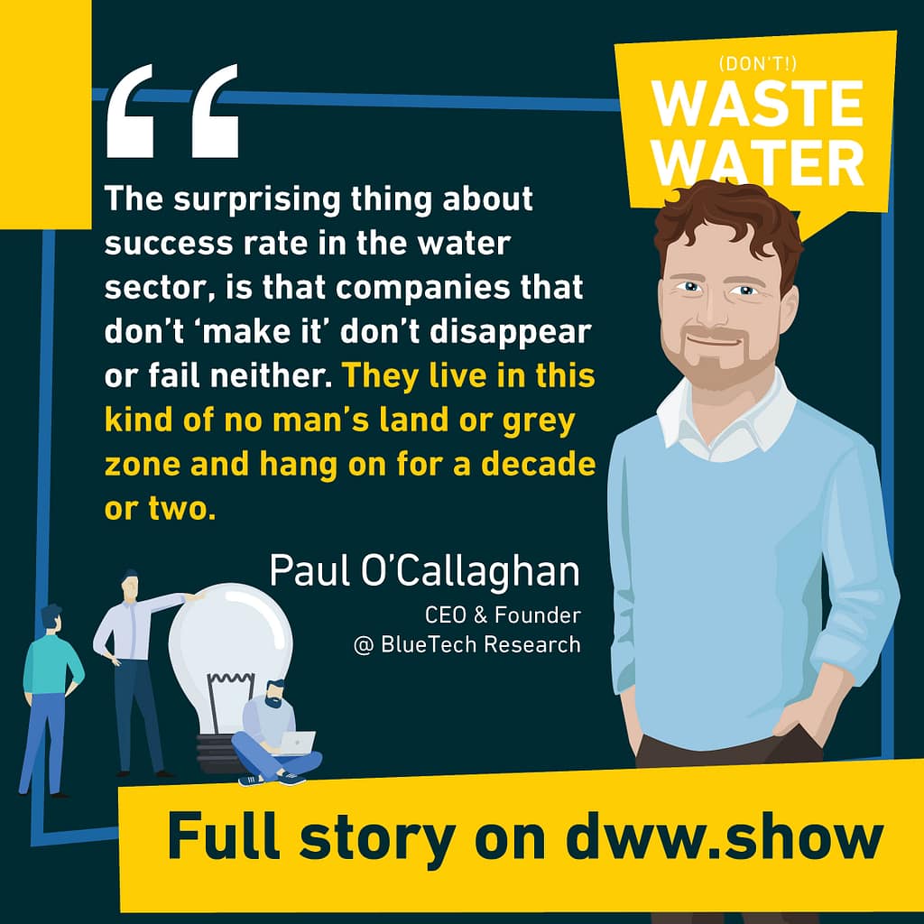 Water Innovation ticks at its own pace. Technologies that don't make it stay around for decades, a surprising fact shared by the CEO of BlueTech Research.