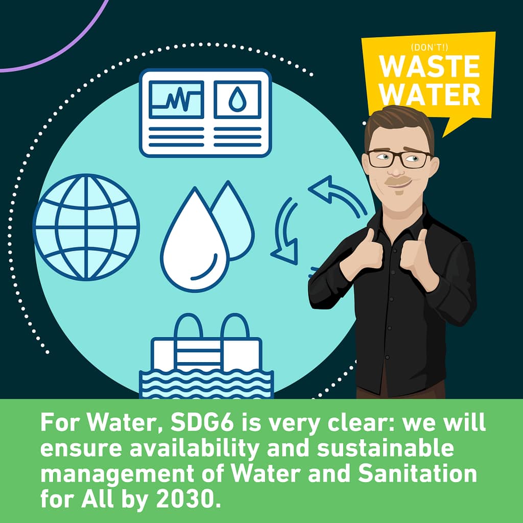 UN SDG 6 ambitions to achieve availability and sustainable management of Water and Sanitation for All by 2030