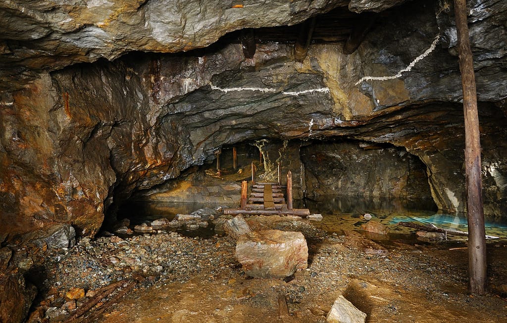 Inside the Cinnovec Mine - Credits: British Lithium