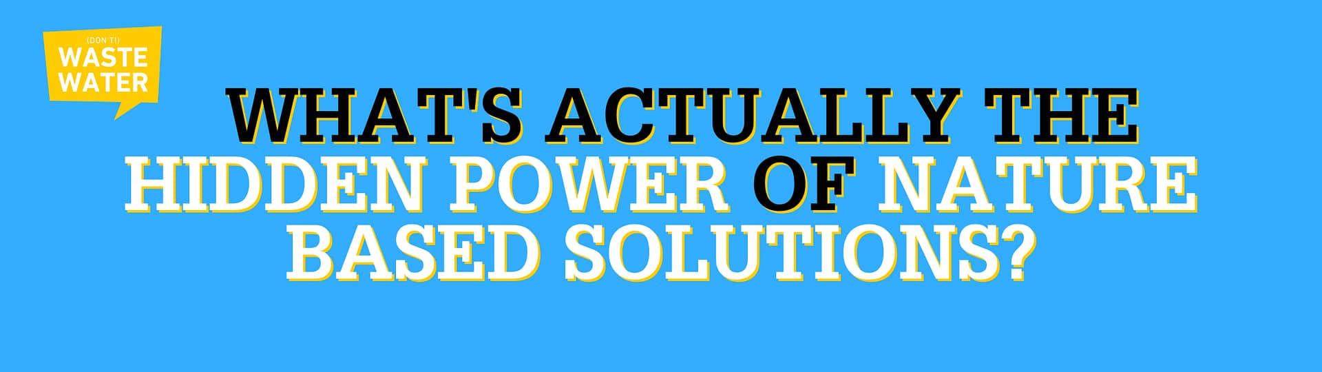 What's really the Hidden Power of Nature Based Solutions?