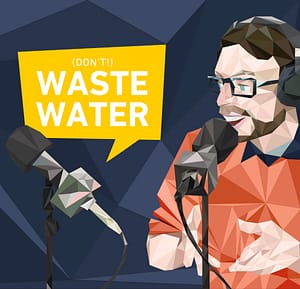 Host Illustration (Podcast) Don't Waste Water Podcast Host