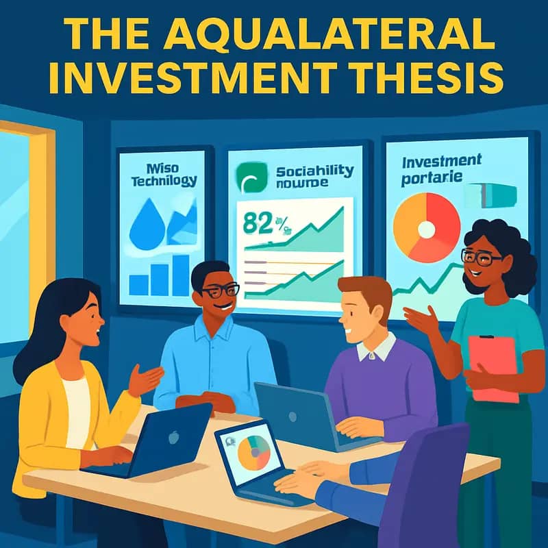 Aqualateral’s investment team analyzing water technology opportunities