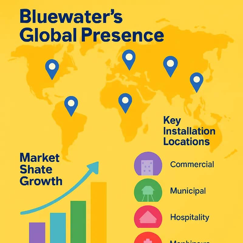 Bluewater’s investment focus spans advanced water treatment, renewable energy, and digital optimization