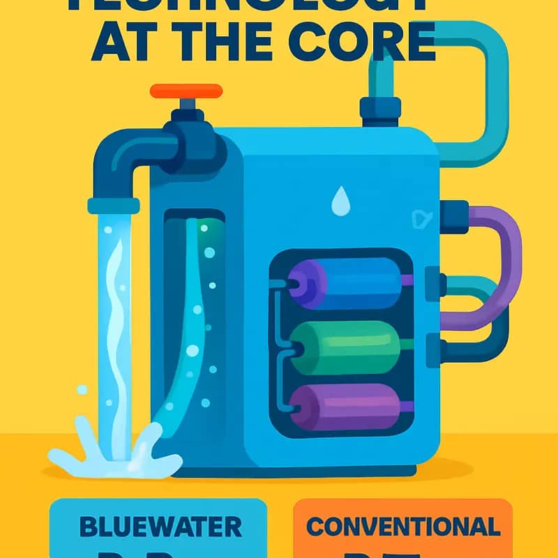 Bluewater’s investment focus spans advanced water treatment, renewable energy, and digital optimization