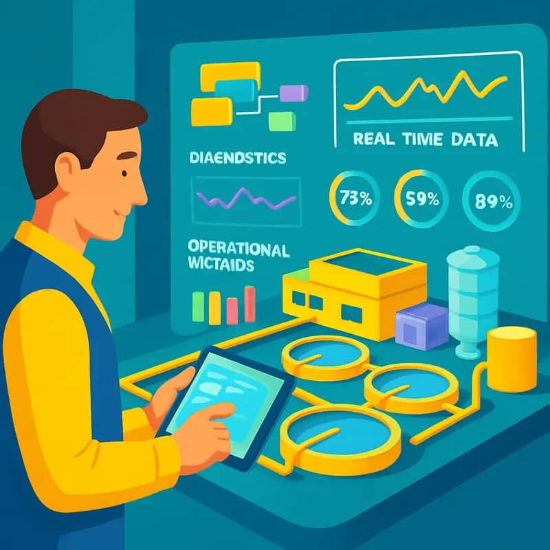 Digital twin technology providing real-time insights into water facility operations