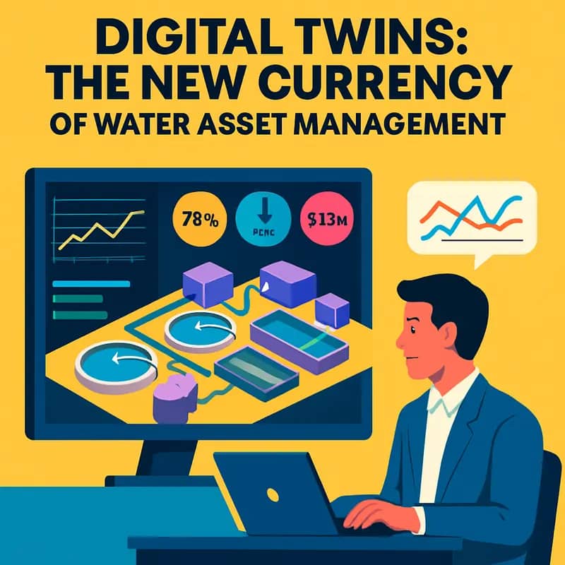 Digital twin technology providing real-time insights into water facility operations