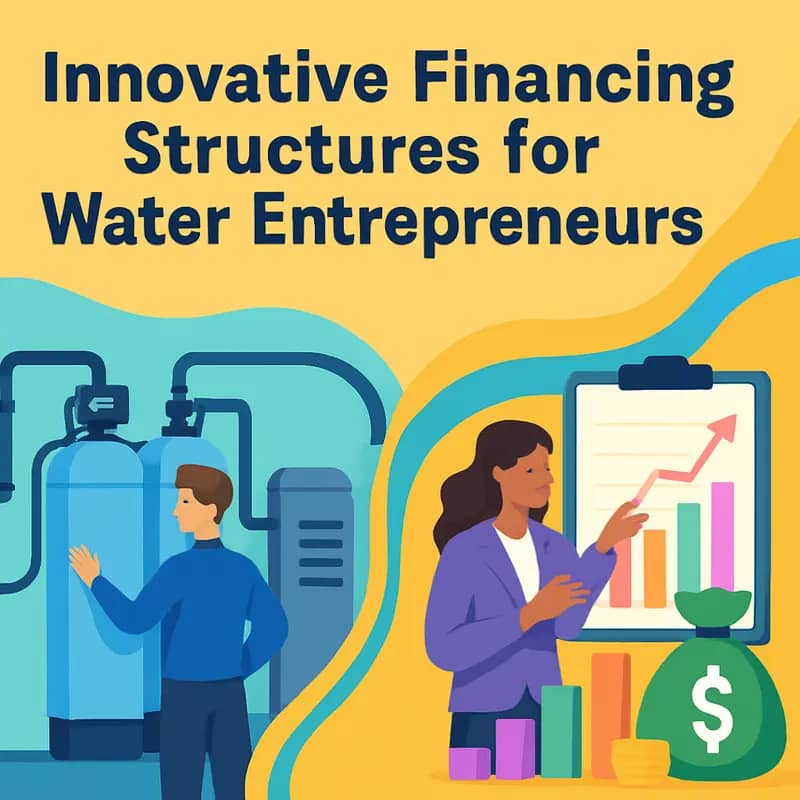 EDC executives analyzing water technology investment opportunities