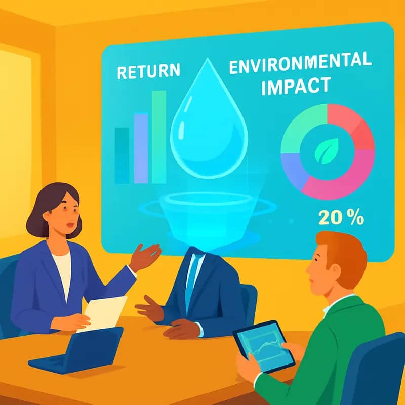 EDF’s investment team analyzing water technology opportunities