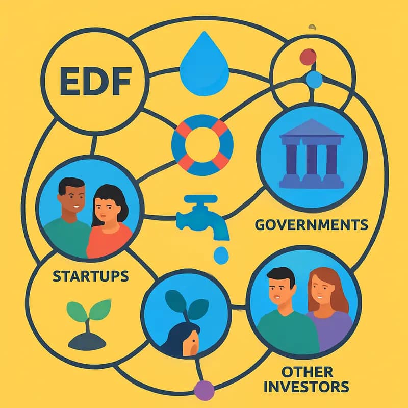 EDF’s investment team analyzing water technology opportunities