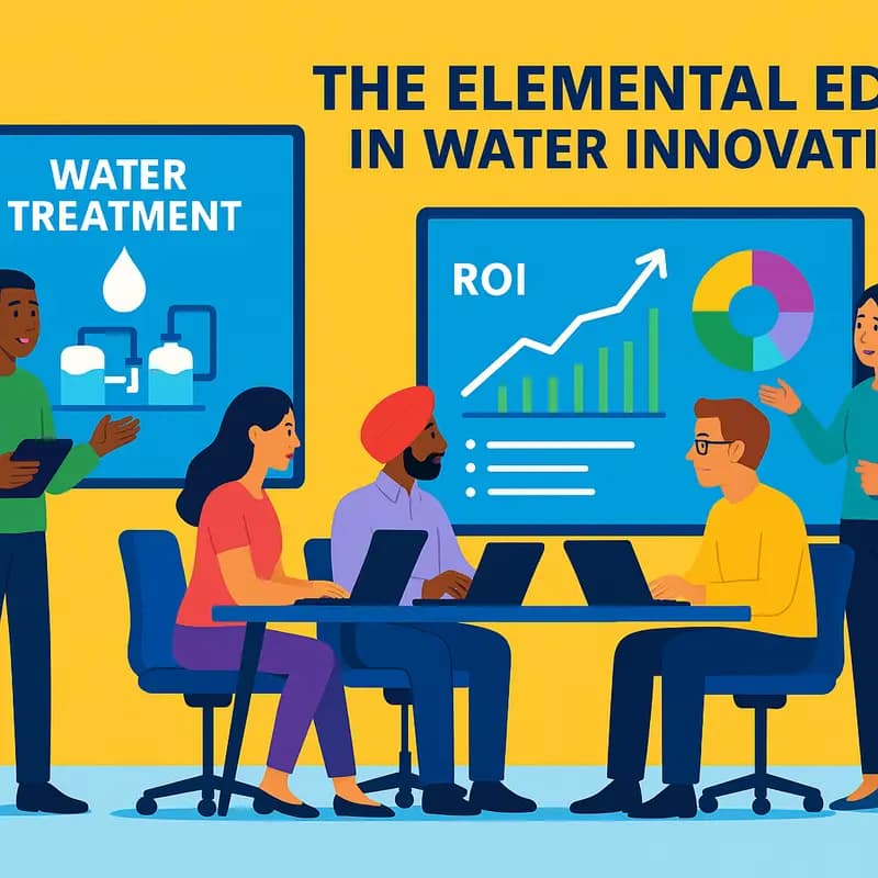 Entrepreneurs collaborating at Elemental Excelerator’s innovation hub