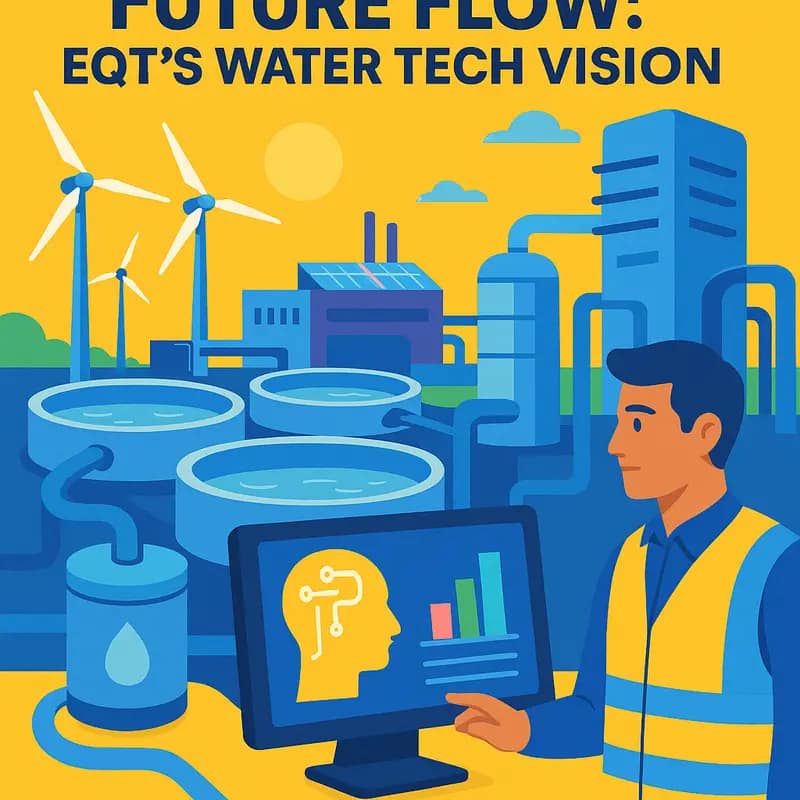 EQT’s strategic planning room showcasing water investment analytics