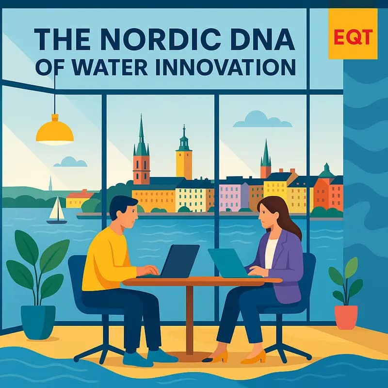 EQT’s strategic planning room showcasing water investment analytics