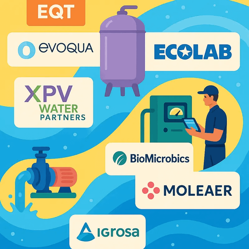 EQT’s strategic planning room showcasing water investment analytics