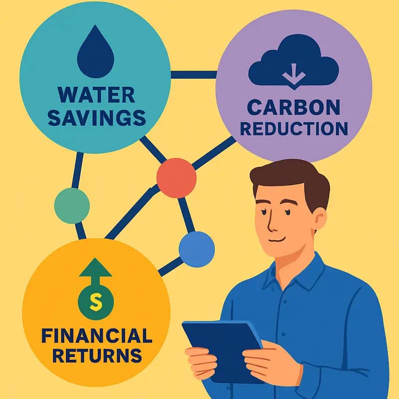 Levy Ventures’ investment team analyzing water technology opportunities