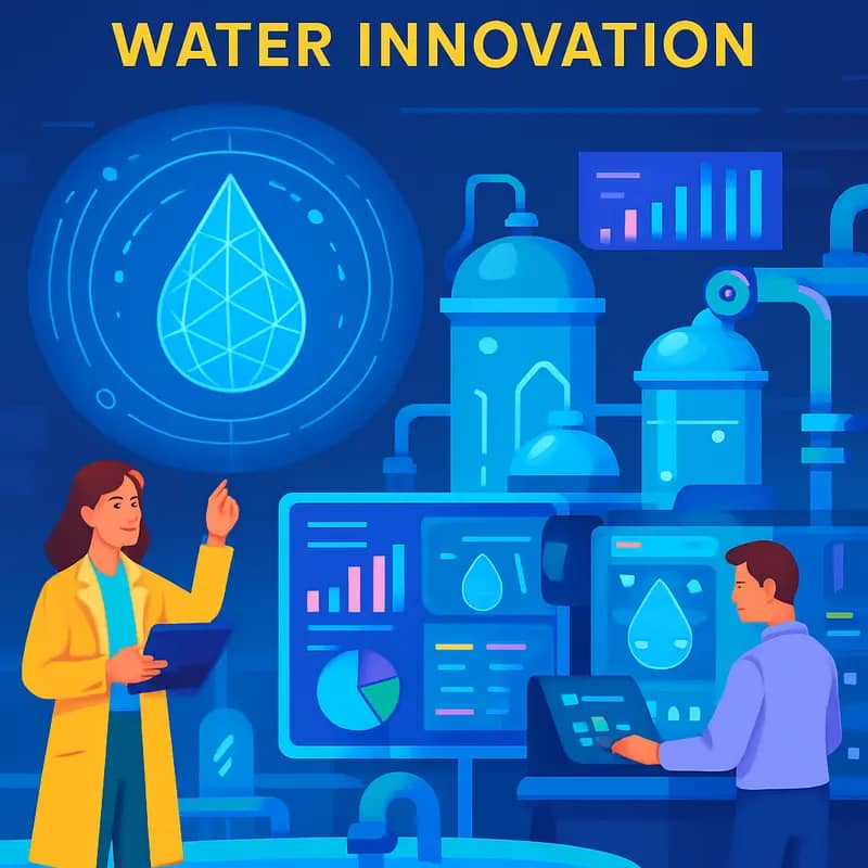 Safar Partners’ investment team evaluating water technology innovations