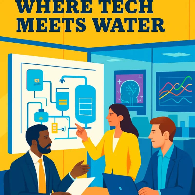 Safar Partners’ investment team evaluating water technology innovations