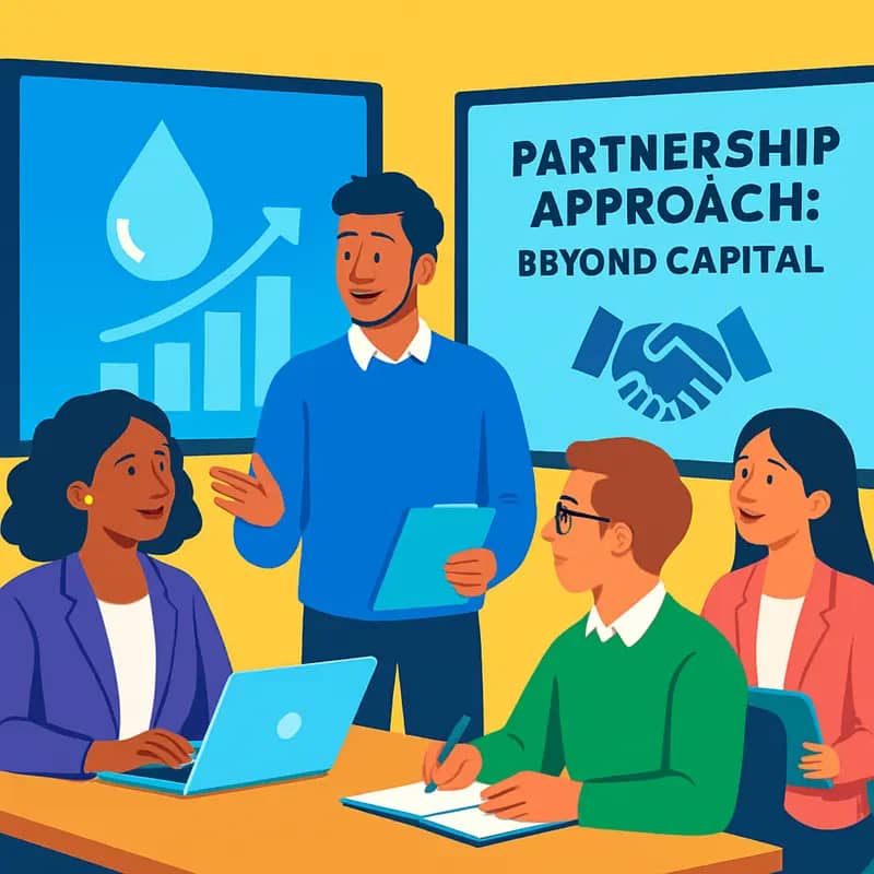 Safar Partners’ investment team evaluating water technology innovations