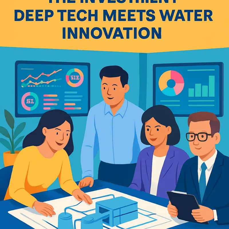 Speciale Invest’s team evaluating water technology innovations