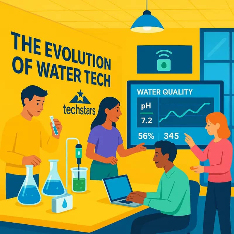 Entrepreneurs at work in Techstars’ water innovation lab