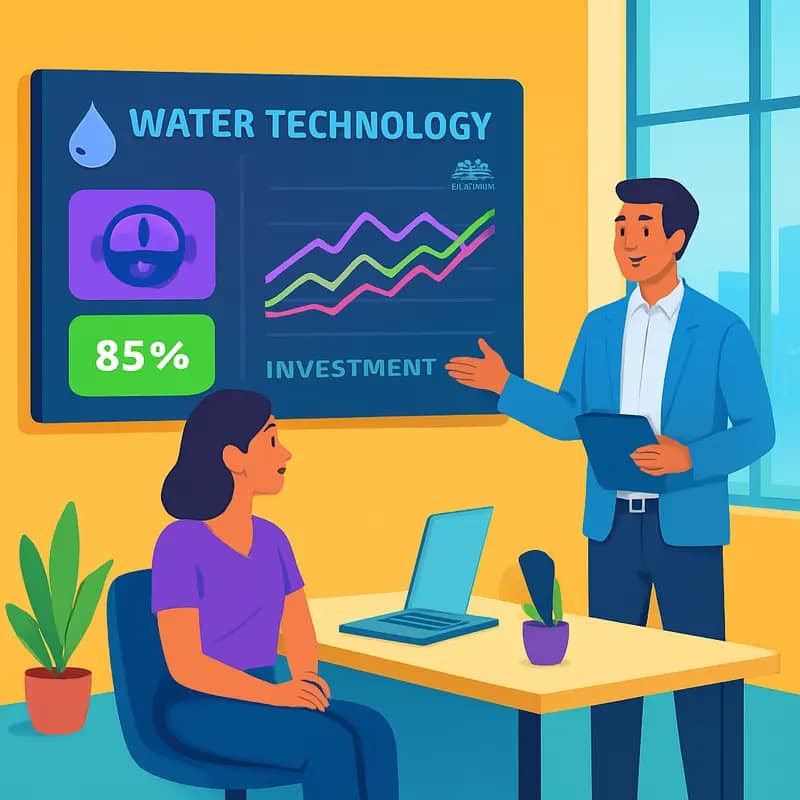 Viking Global’s boardroom overlooking water infrastructure investments