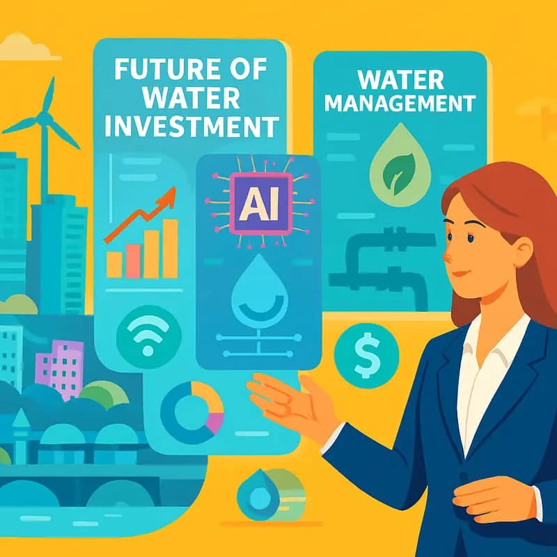 Aqualateral’s investment team analyzing water technology opportunities