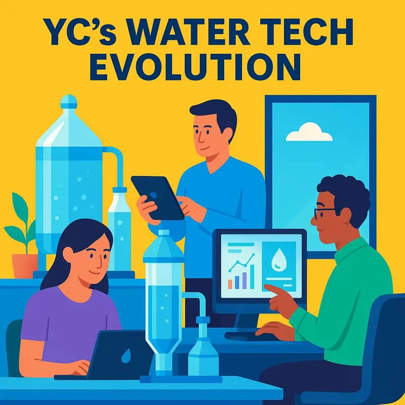 YC partners discussing water technology investment strategy