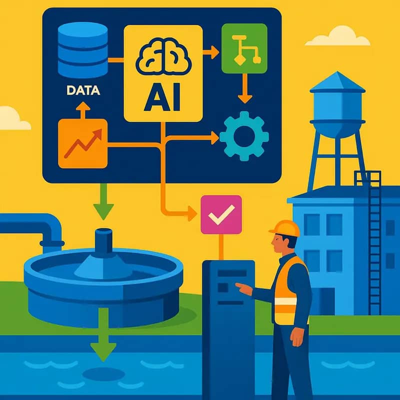 Modern water facility embracing AI technology