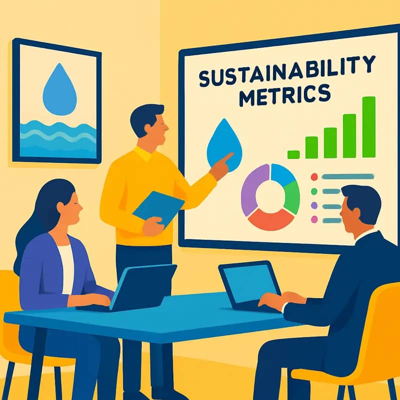 BGV’s investment team analyzing water technology impact metrics