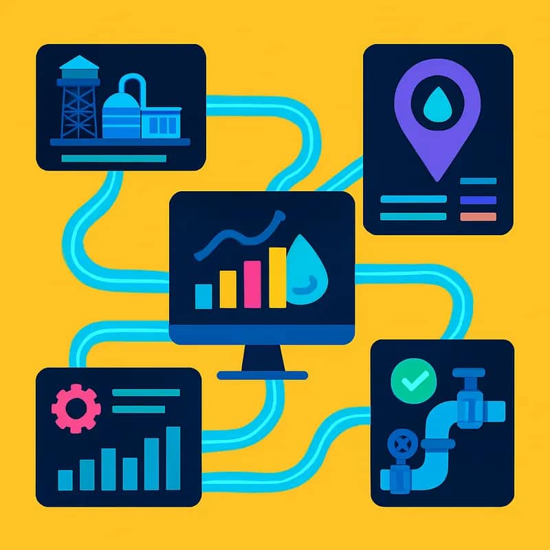 Digital transformation in water utility management