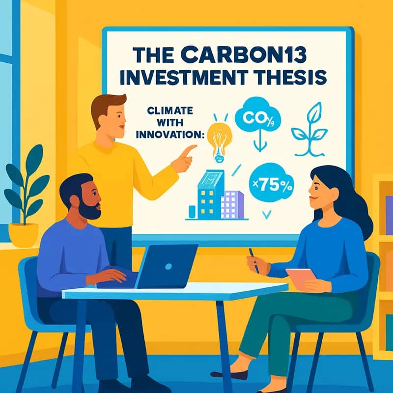 Carbon13’s venture builders collaborating on climate tech solutions