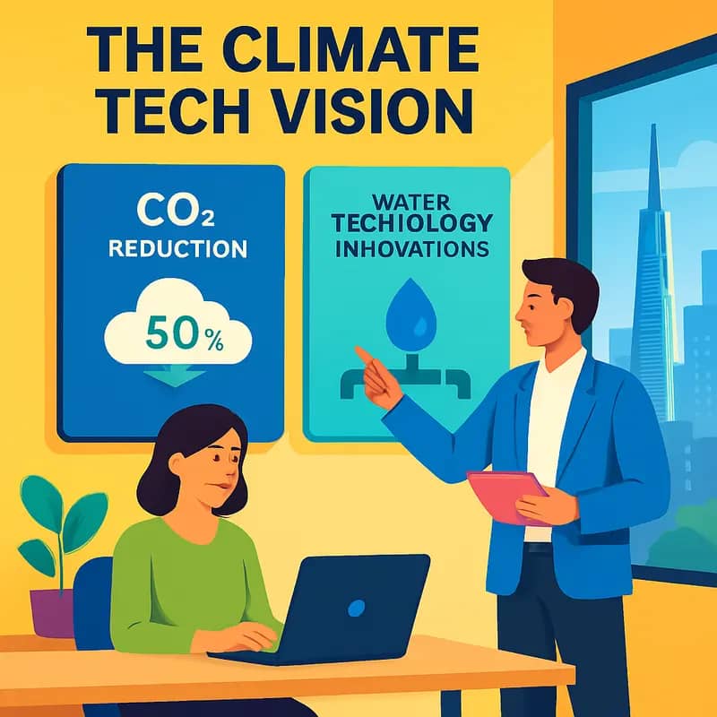 Ciri Ventures’ San Francisco headquarters showcasing their climate tech focus