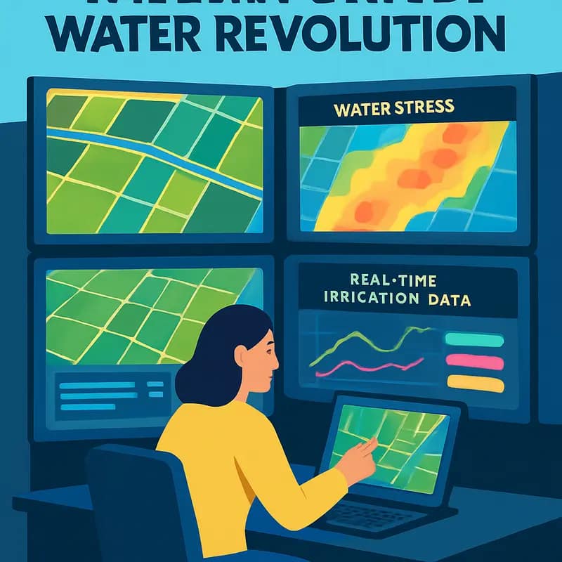 Advanced satellite monitoring enables precise agricultural water management
