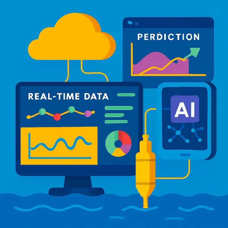 Next-generation water monitoring technology combining IoT sensors with cloud analytics