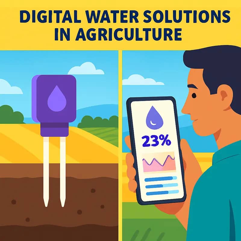 Advanced irrigation technology in a smart greenhouse