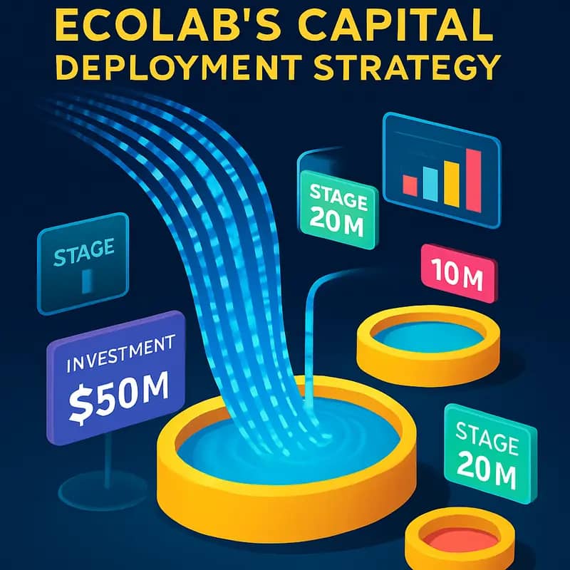 Ecolab’s strategic investment flows across different funding stages