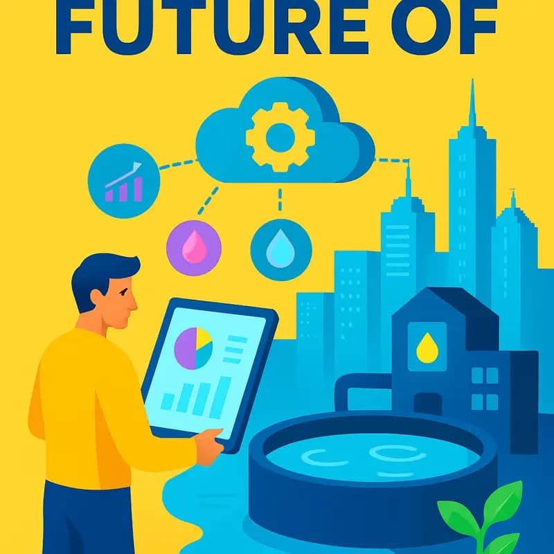 Modern water utility control room powered by cloud software