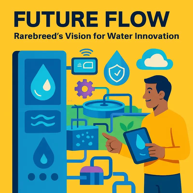 Mac Conwell evaluating water technology proposals at Rarebreed’s Baltimore headquarters