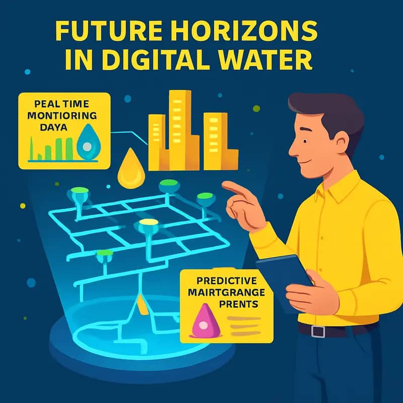 Modern water infrastructure monitoring through AI and digital twins