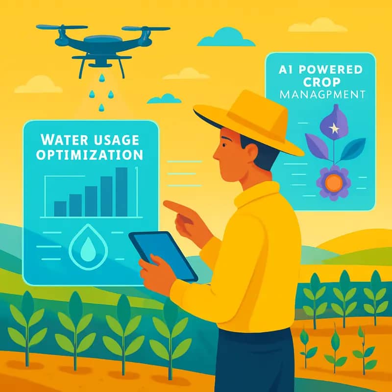 Advanced irrigation technology in a smart greenhouse