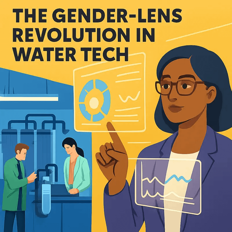 Rethink Impact’s leadership team analyzing water tech investment opportunities