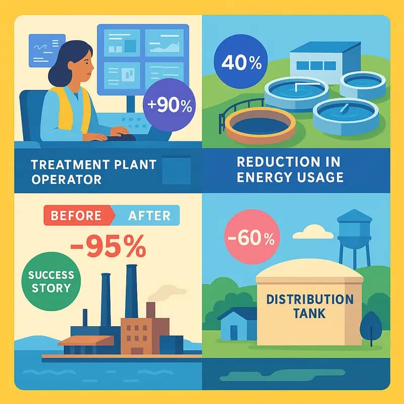 Modern water facility embracing AI technology