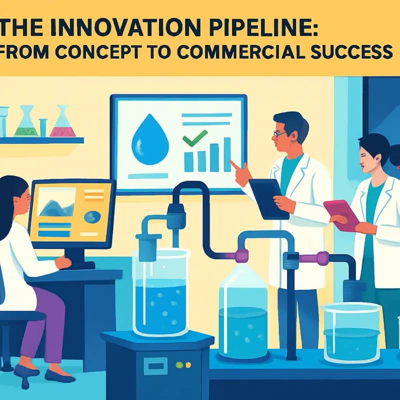Transition Global’s investment team analyzing water technology opportunities