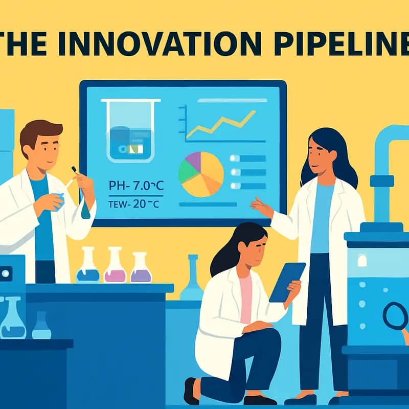 Inovexus team analyzing water technology investments