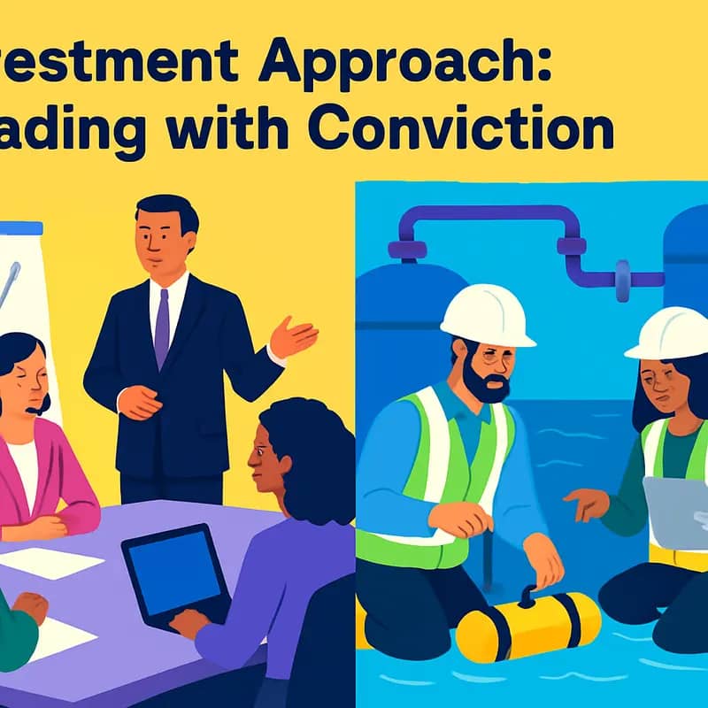 Oval Park Capital’s investment team analyzing water technology opportunities