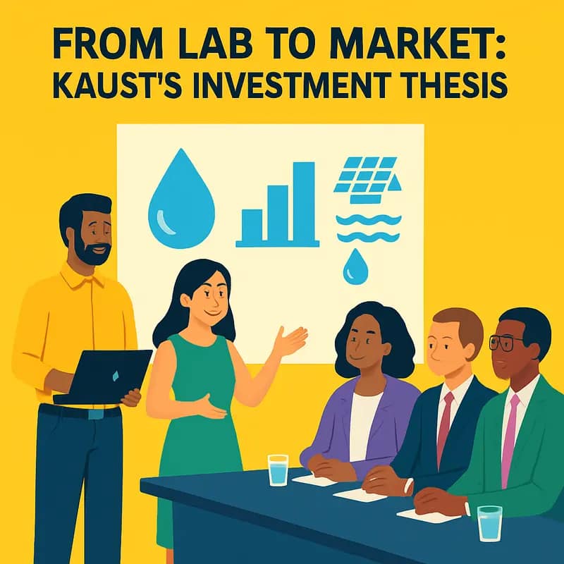 KAUST Innovation Ventures’ investment tiers and strategic focus areas