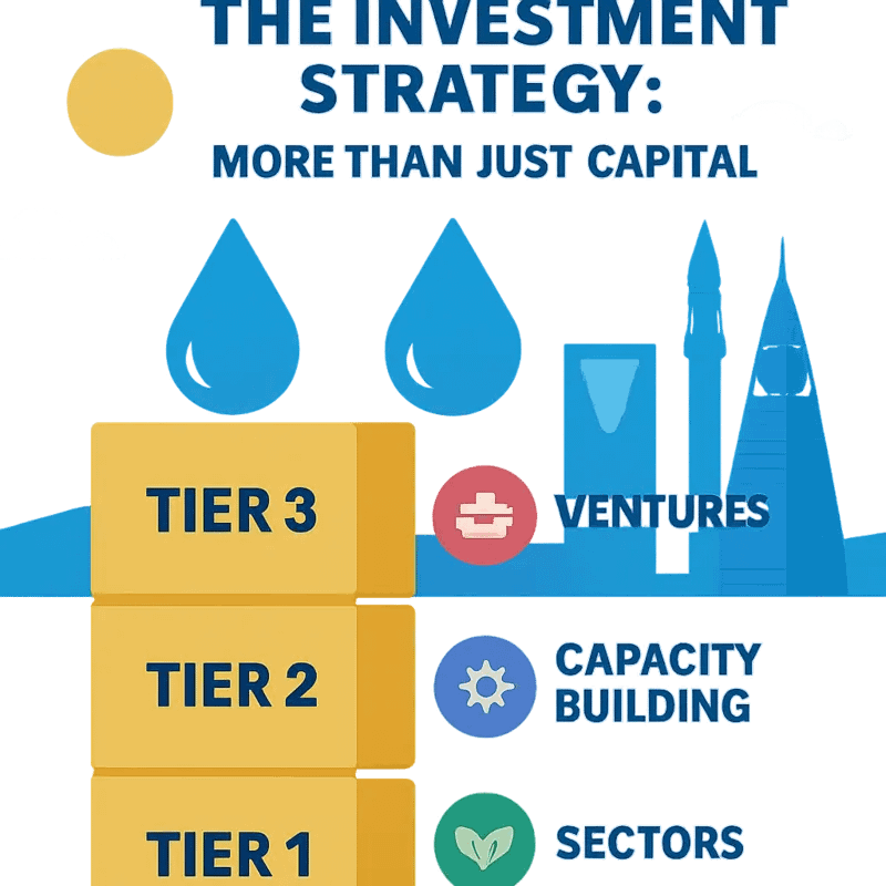 KAUST Innovation Ventures’ investment tiers and strategic focus areas