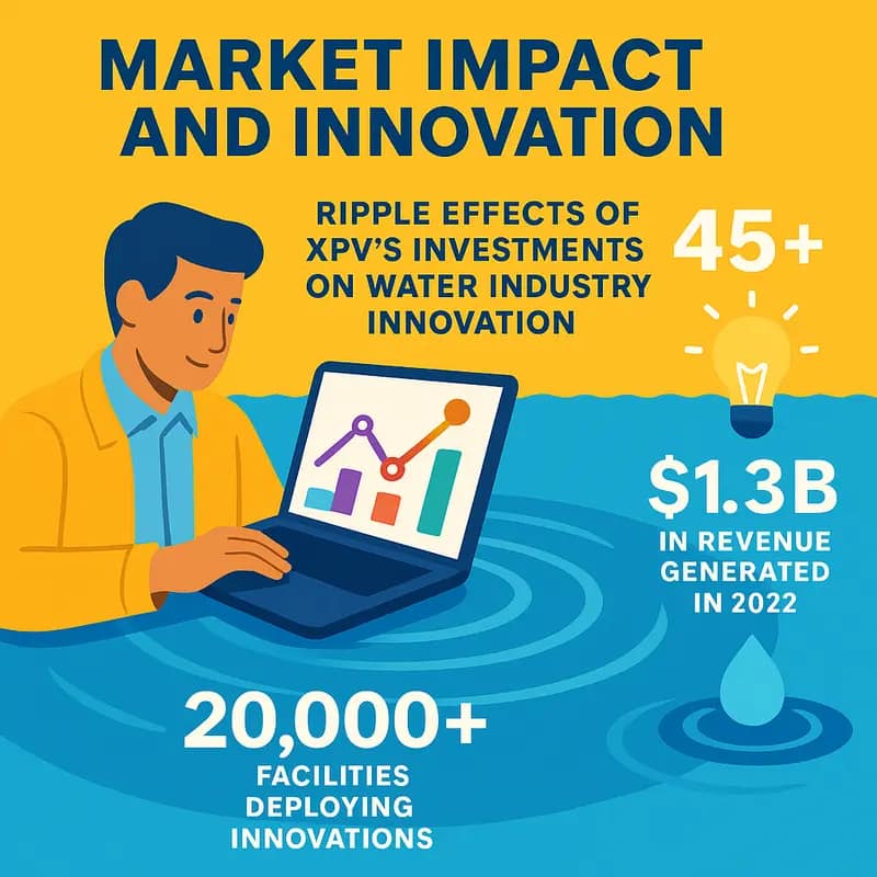 XPV’s leadership team reviewing water technology innovations